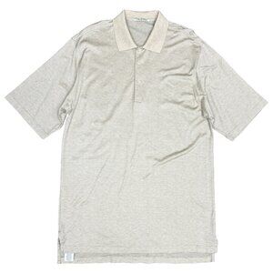 EUC Men's PETER MILLAR Double Mercerized Cotton‎ Short Sleeve Polo | Size L